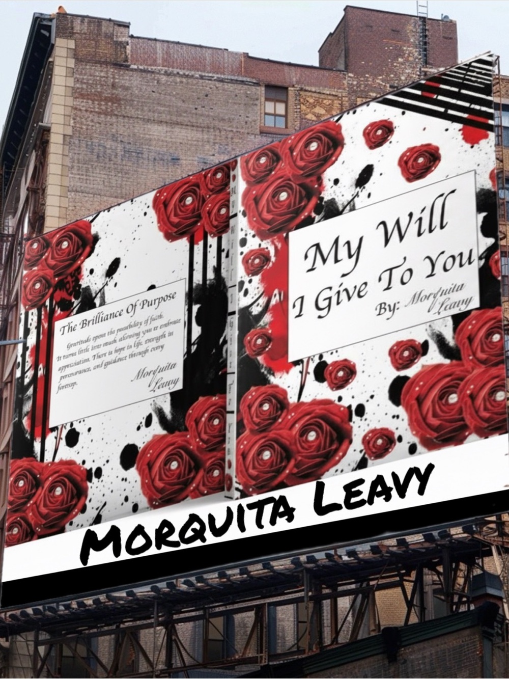 My Will I Give To You by Morquita Leavy - Red Rose Cover